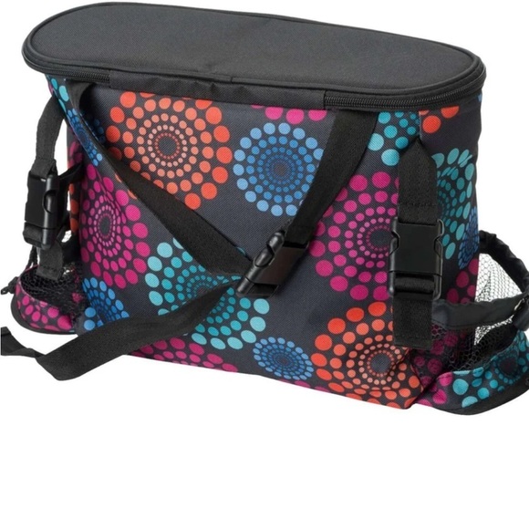 🆕 Insulated Tote-on-the-Go Bright Lights Pattern - Picture 5 of 6